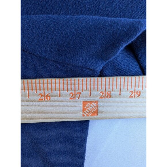 Holiday Editions Womens 2X Navy Blue Snowman Sweatshirt Cotton Blend Long Sleeve - Picture 5 of 10